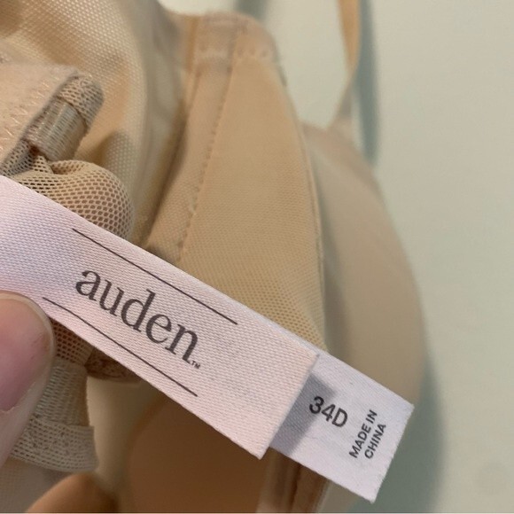 Auden lightly lined strapless bra size 34d - Picture 4 of 5